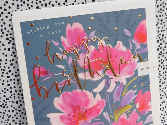Pink Floral Birthday