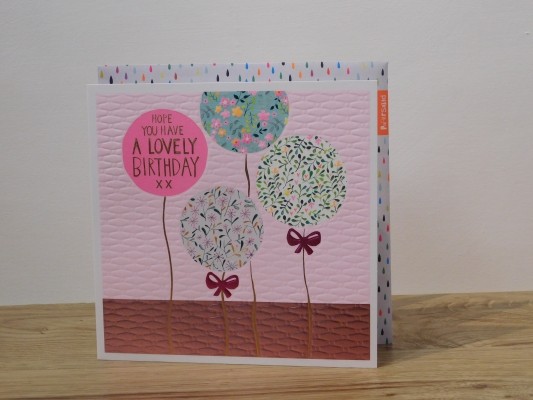 Happy Birthday Balloons Card