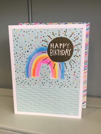 Happy Birthday Rainbow Card