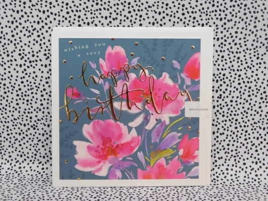 Pink Floral Birthday