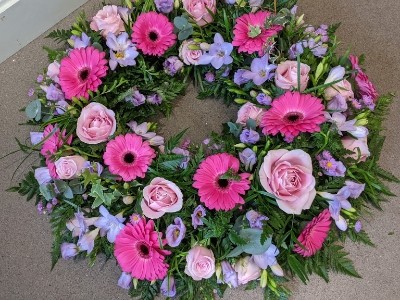 Pink & Purple Wreath