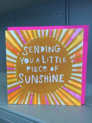 Sending a little Sunshine Card