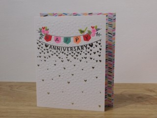Happy Anniversary (Bunting) Card