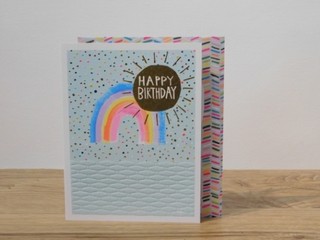 Happy Birthday Rainbow Card