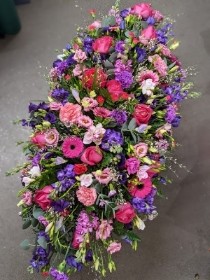 Pink & Purple Coffin Spray