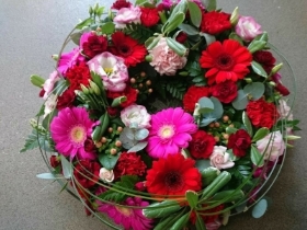 Red & Pink Wreath