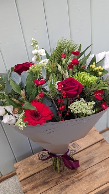 The Scarlet Fern Bouquet